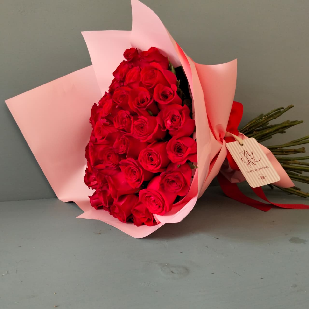 Ramo 50 rosas rojas