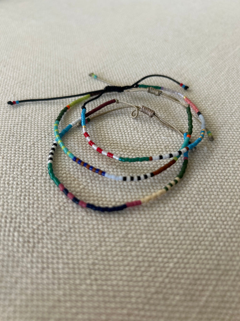 Set 3 pulseras multicolor
