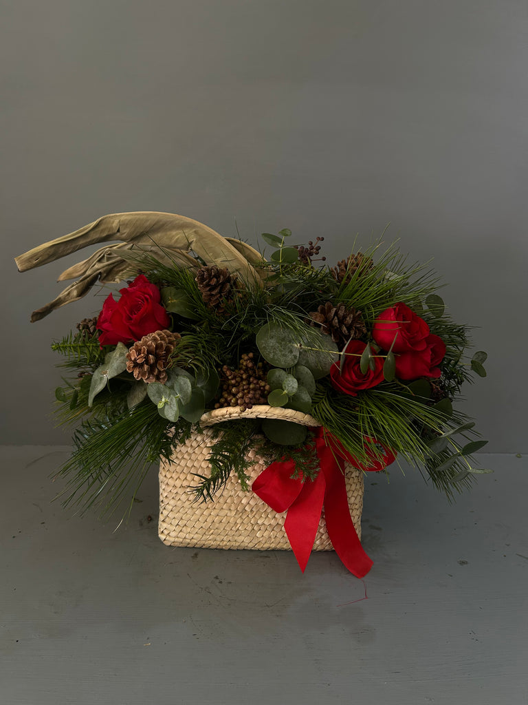Christmas bag rosas